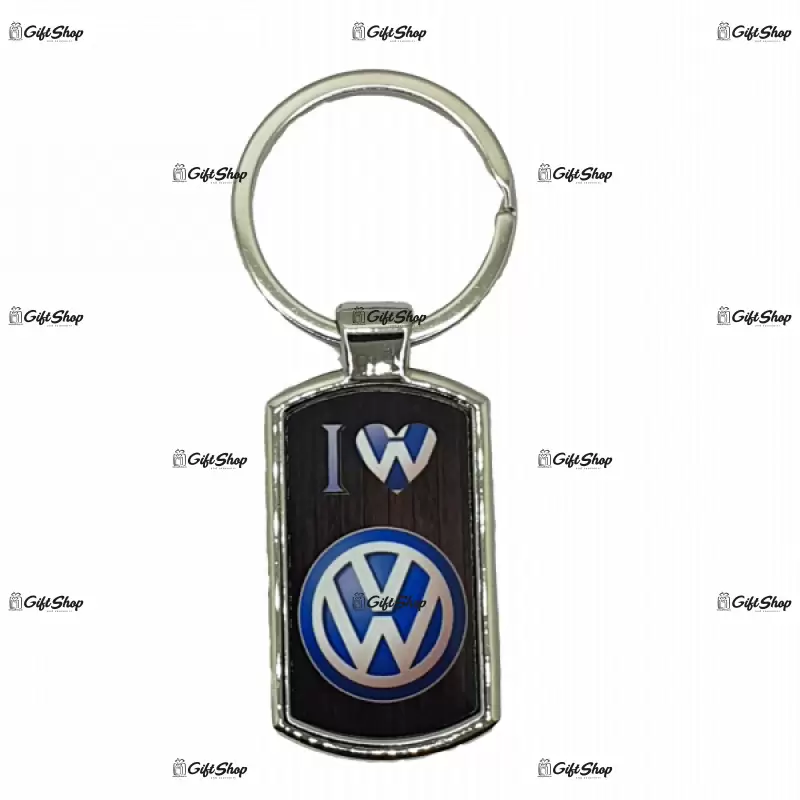 Volkswagen, breloc din metal cu mesaj